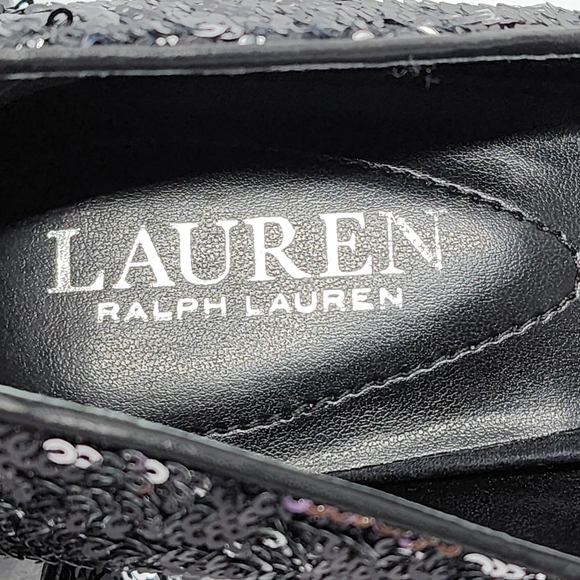 Lauren Ralph Lauren Women's Sequined Pointed Toe Stiletto Heels - 7B - Picture 6 of 9